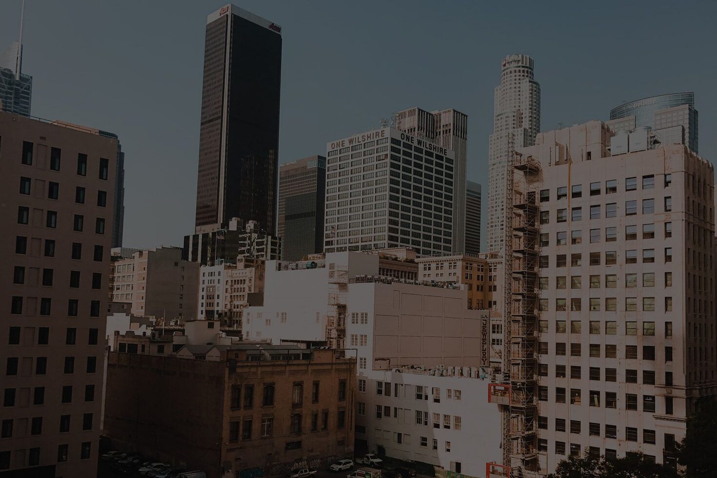 View from the Webstyle office over Los Angeles