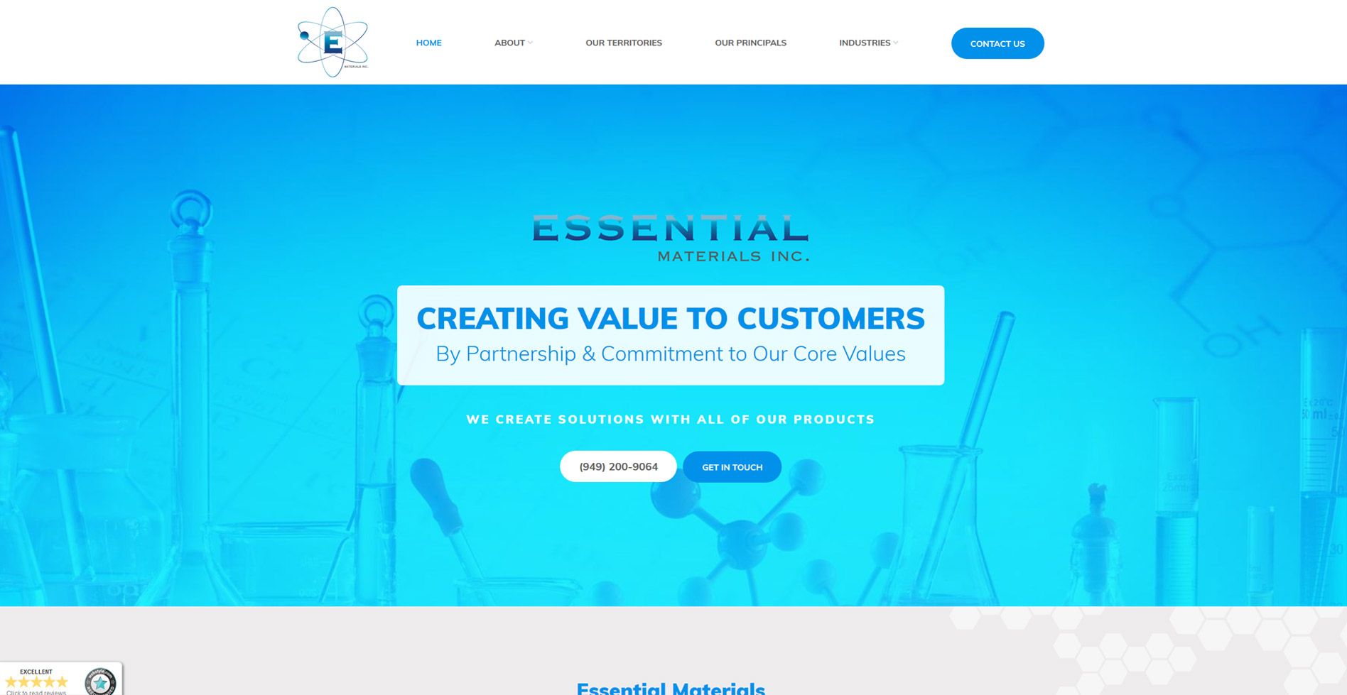 Essential Materials Website