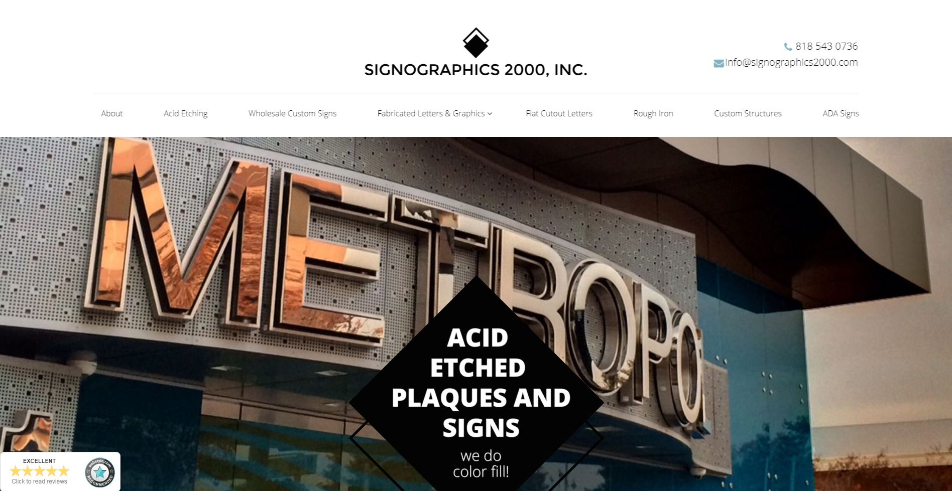 Signographics 2000, Inc Website